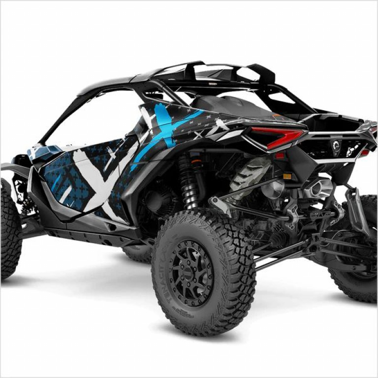 X-Design Dark Blue M Version for Can-Am Maverick R 2 Doors